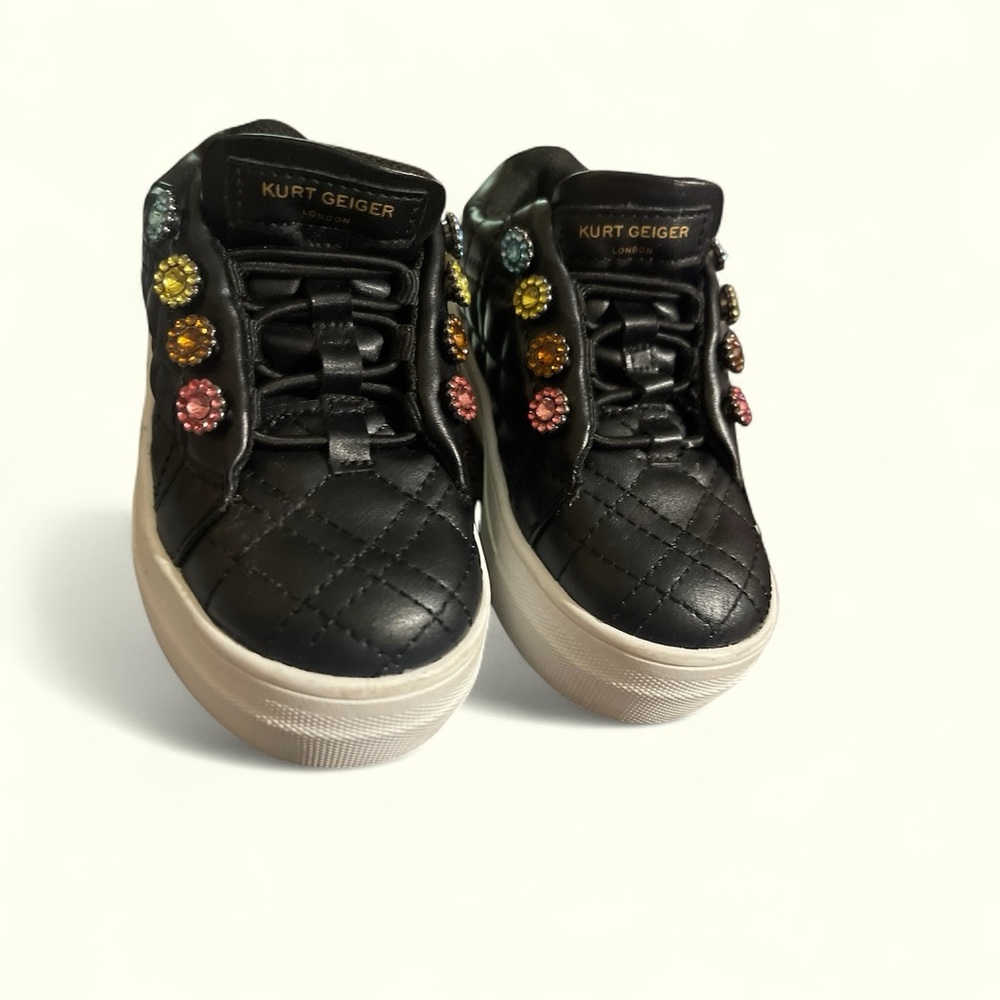 Kurt Geiger Black and Red Sneakers Sporty Design